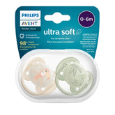 Philips Avent Ultra Yumuşak Emzik 0-6 Ay 2'li Erkek
